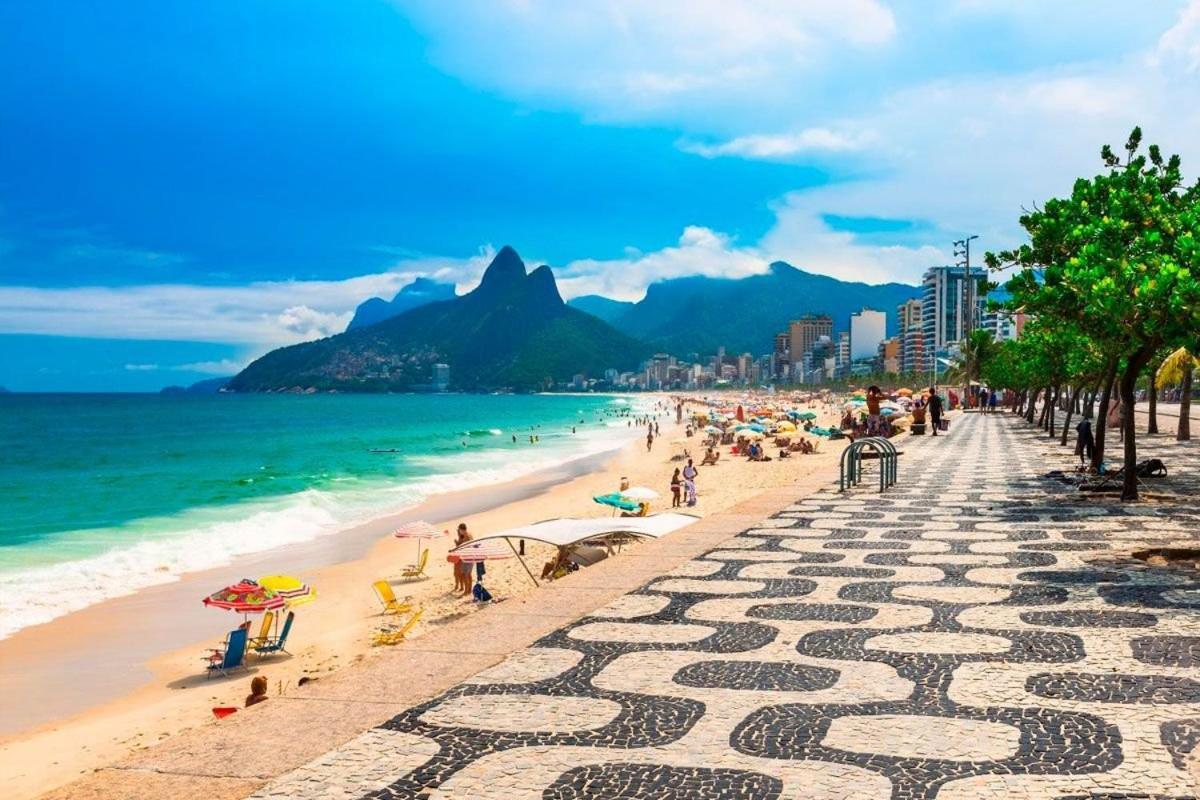 Apartamento Moderno em Prédio à Beira-mar na Praia de Ipanema Rio de Janeiro Extérieur photo