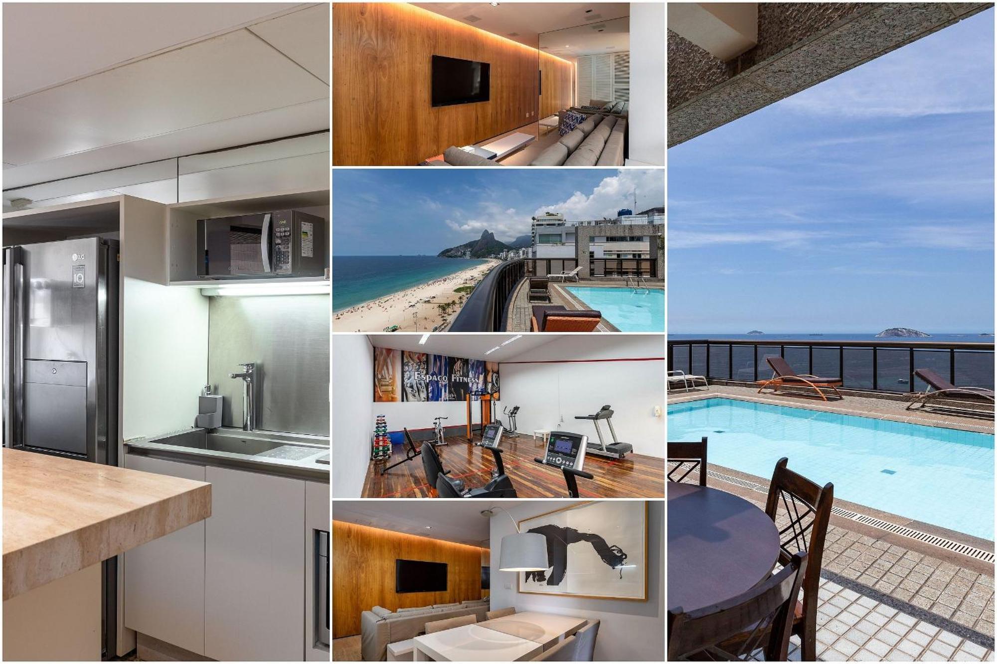 Apartamento Moderno em Prédio à Beira-mar na Praia de Ipanema Rio de Janeiro Extérieur photo